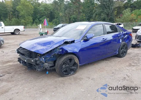 2022 Hyundai Elantra Sel z USA, uszkodzony, nr VIN KMHLN4AG5NU330410